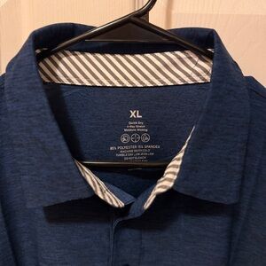 Amazon Essentials Men's Quick Dry Navy Polo